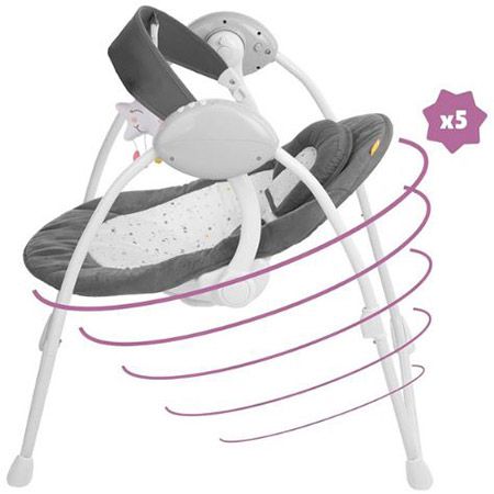 Badabulle Komfort Moonlight elektrische Babywippe für 71,60€ (statt 90€)