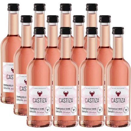 12er Pack Castiza Tempranillo Rosé, trocken, 0,25l ab 11,69€ (statt 15€)