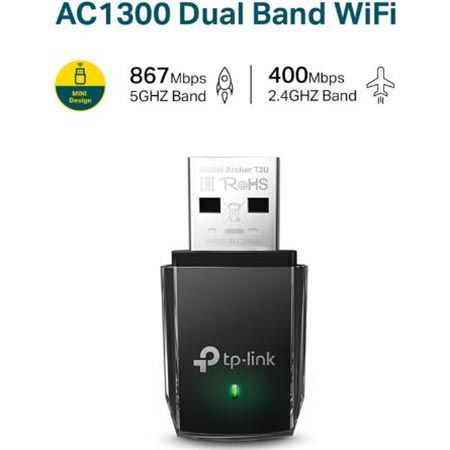 TP Link Archer T2U AC600 Wireless Dual Band USB Adapter für 9,99€ (statt 16€)