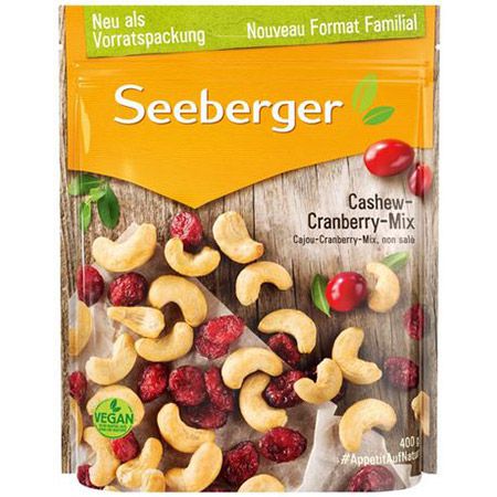 400g Seeberger Cashew Cranberry Mix ab 6,29€ (statt 9€)