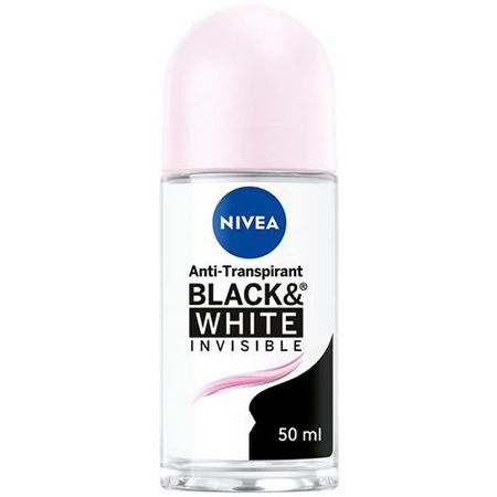 Nivea Black & White Invisible Clear Deo Roll-On, 50ml ab 1,59€ (statt 2€)