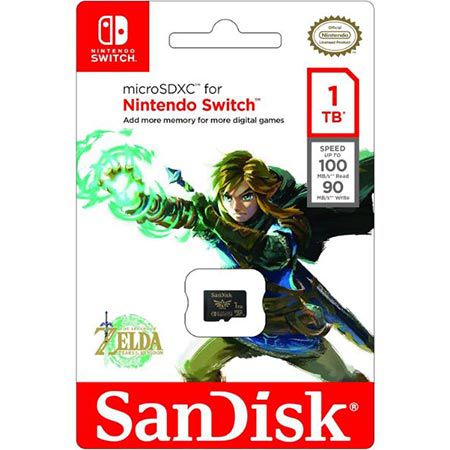 SanDisk microSDXC UHS I Speicherkarte Zelda Edition, 1TB für 115,99€ (statt 131€)