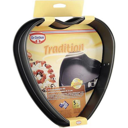 Dr. Oetker Herz-Springform, auslaufsicher, 25cm für 15,99€ (statt 23€)