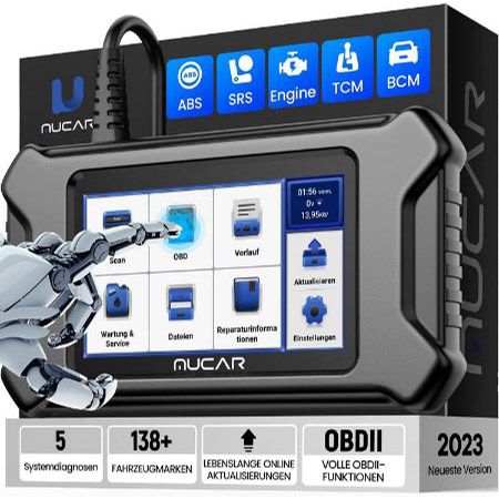 Mucar CS5 OBD2 Diagnosegerät mit Bluetooth & 5 Diagnosen für 74,99€ (statt 150€)