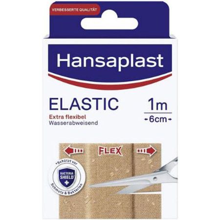Hansaplast Elastic Pflaster, 1m x 6cm ab 1,69€ (statt 3€)