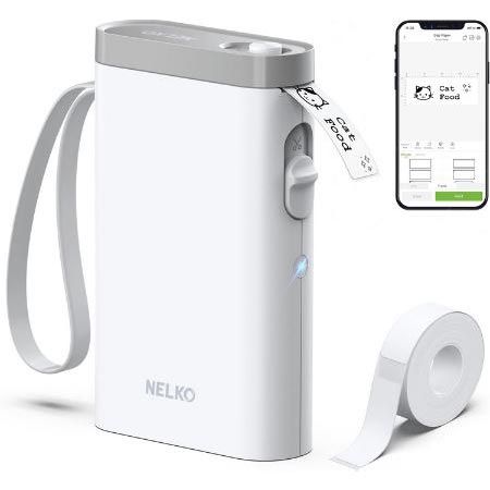 Nelko P21 Bluetooth Akku Etikettendrucker für 12,74€ (statt 25€)
