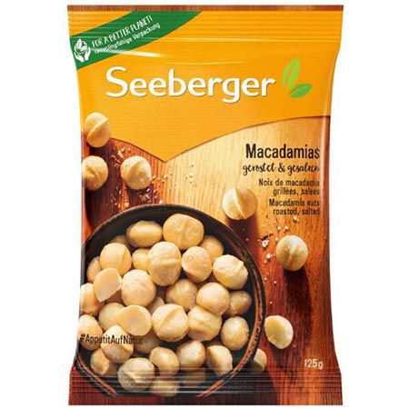 13 x 125g Seeberger Macadamia geröstet, gesalzen ab 69,16€ (statt 90€)