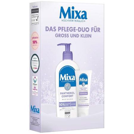 Mixa Panthenol Pflege Set mit Creme & Lotion ab 6,45€ (statt 9€)