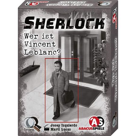 Abacusspiele 48203 Sherlock: Wer ist Vincent Leblanc?, Krimi Kartenspiel für 6,10€ (statt 10€)