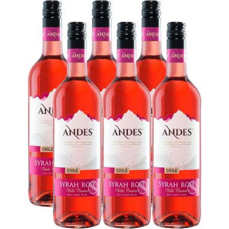6 Flaschen Peter Mertes Andes Syrah Rosé, trocken ab 12,14€ (statt 20€)