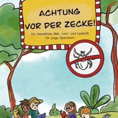 Malbuch Achtung vor der Zecke kostenlos anfordern