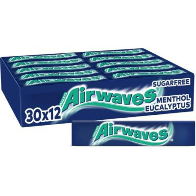 Airwaves Kaugummi Menthol & Eucalyptus 30er Pack ab 14€ (statt 22€)