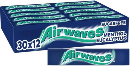 Airwaves Kaugummi Menthol & Eucalyptus 30er Pack ab 14€ (statt 22€)