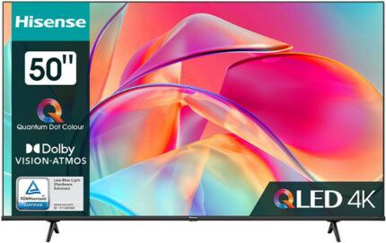 Hisense 50E77KQ QLED Fernseher mit 50 Zoll, UHD & 60 Hz ab 329€ (statt 384€)
