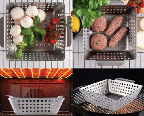 3 x GOURMEO Barbecue Grill Korb für 20,68€   oder 6 Stück für 29,98€ (statt 57€)