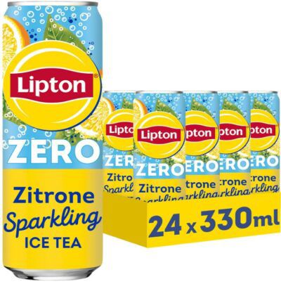 🍋 24x Lipton Ice Tea Sparkling Zero Zitrone (0,33 L) für 15,20€ (statt 21€) – Nur 0,63€ pro Dose