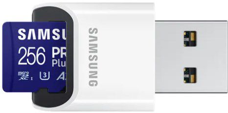 Samsung PRO Plus (2023) 256GB microSDXC & USB Kartenleser für 24,99€ (statt 29€)