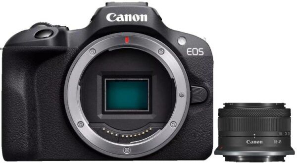 CANON EOS R100 Kit Systemkamera (18 45mm) für 466€ (statt 498€)