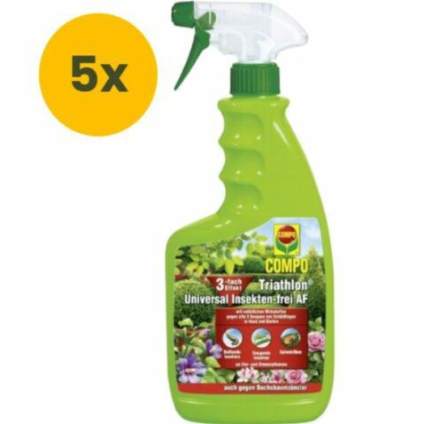 5x750 ml Compo Triathlon Universal Insekten frei AF für 29,99€ (statt 42€)