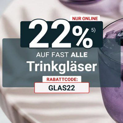 🍷 zurbrüggen 22% auf Gläser – z.B. Zwilling Latte Macchiato Glasset für 25,44€ (statt 31€)