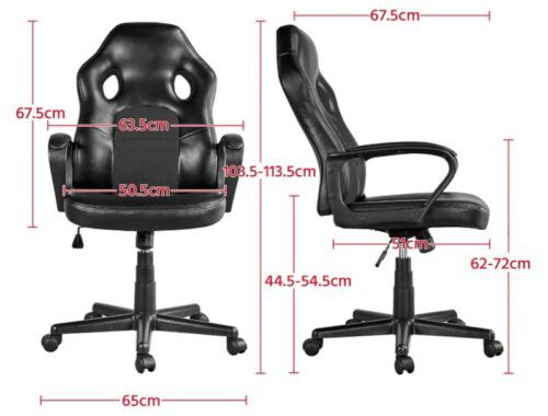 Yaheetech ergonomischer Bürostuhl mit Wippfunktion für 52,73€ (statt 72,99€)