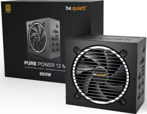 be quiet! Pure Power 12M modulares Netzteil 80+Gold & ATX 3.0 für 101,90€ (statt 122€)