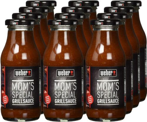 🍖 12x Weber Moms Special BBQ Sauce für 11,11€ (statt 30€)   MHD Juni 2024