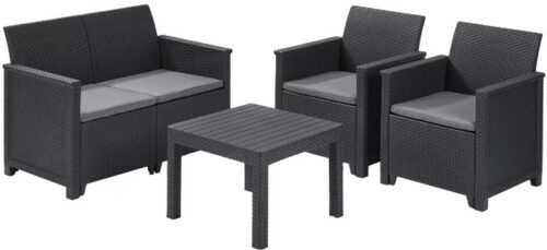 Keter Rattan Look Gartensitzgruppe ab 189€ (statt 280€)