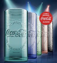 Zu jedem McMenü neue Coca Cola® Gläser gratis dazu