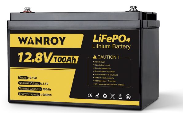 🔋 2x Wanroy LiFePO4 12,8V 100Ah Akku für 299€ (statt 400€)
