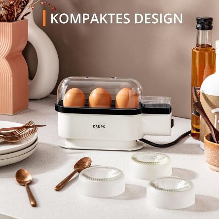 Krups Ovomat Trio Eierkocher inkl. Messbecher für 22,99€ (statt 30€)