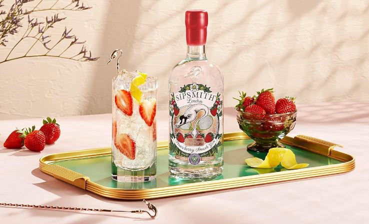 Sipsmith Strawberry Smash Gin, 40% Vol, 700ml für 25,60€ (statt 35€)