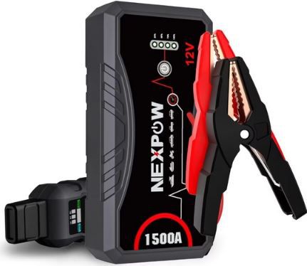 Nexpow Q10S Starthilfe Powerbank mit 1.500A für 38,38€ (statt 60€)