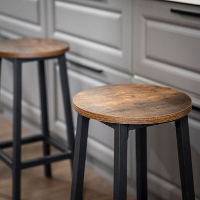 2er Set Vasagle Barhocker mit Stahlgestell für 31,99€ (statt 50€)