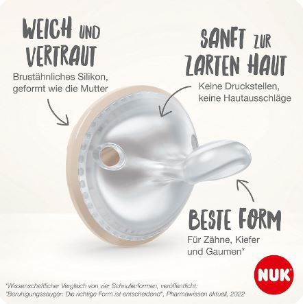 2er Pack NUK MommyFeel Schnuller für 6,38€ (statt 12€)