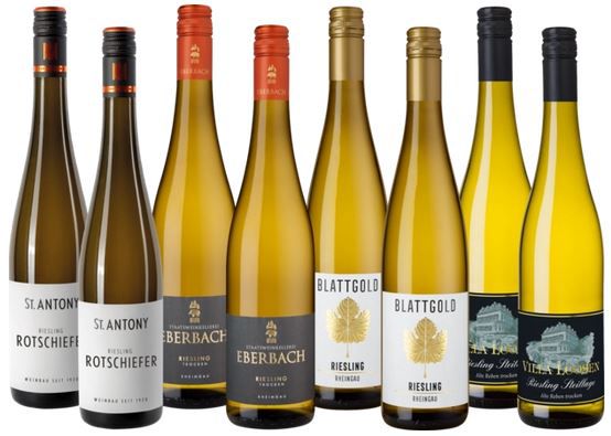 🍷 8 Flaschen Rieslinge im Entdecker Paket für 61,80€ (statt 95€)