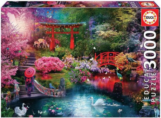 Educa 19282 Japanischer Garten, 3000 Teile Puzzle für 20,99€ (statt 35€)