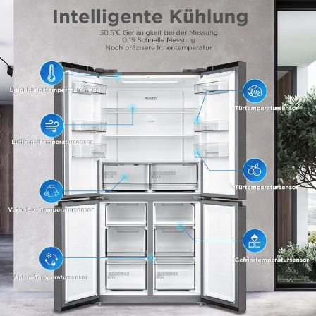 Midea MDRF632FIE28 Multi Door Kühl /Gefrierkombination für 679,15€ (statt 799€)