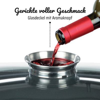 GSW Gourmet Ceramica XXL Bräter mit Aroma Glasdeckel 10L für 71,50€ (statt 95€)