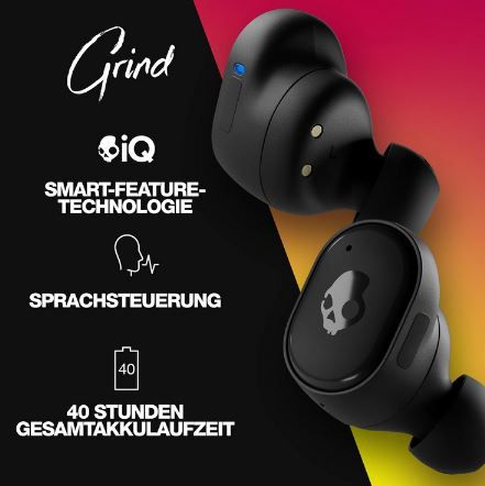 Skullcandy Grind Wireless In Ear Kopfhörer mit Skull iQ für 34,99€ (statt 41€)