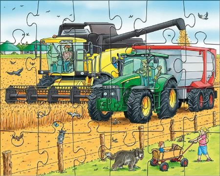 HABA Traktor und Co. Puzzle mit 3 Motiven für 10,83€ (statt 14€)