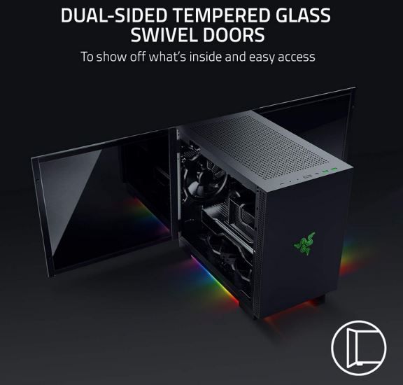 Razer Tomahawk Mini ITX Gaming Gehäuse mit Chroma RGB für 159€ (statt 174€)