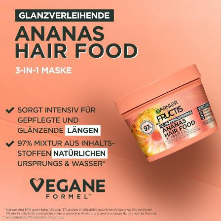 Garnier 3 in 1 Ananas Haarmaske, 400 ml ab 3,45€ (statt 6€)