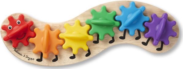 Melissa & Doug Regenbogenraupe aus Holz für 8€ (statt 13€)