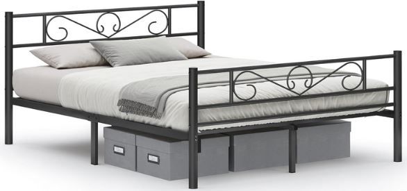 Vasagle Doppelbettgestell aus Metall, 160 x 200cm für 80,79€ (statt 96€)
