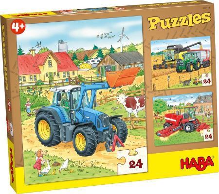 HABA Traktor und Co. Puzzle mit 3 Motiven für 10,83€ (statt 14€)