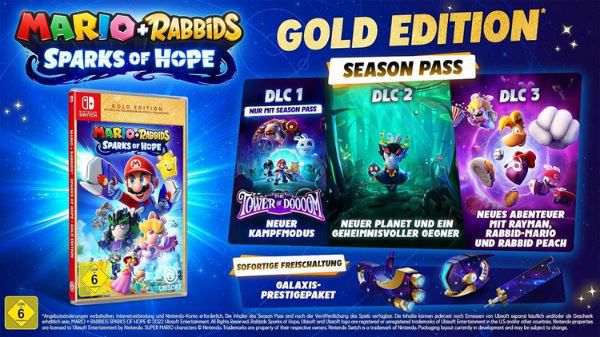 Mario + Rabbids Sparks of Hope   Gold Edition (Switch) für 28,45€ (statt 33€)