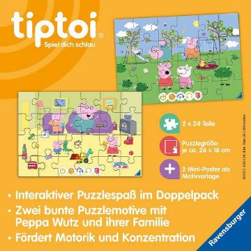 Ravensburger tiptoi Peppa Pig Puzzles für 8,51€ (statt 13€)