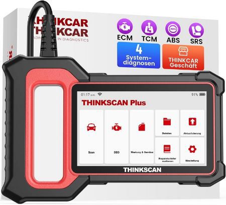 ThinkScan Plus S5 OBD2 Diagnosegerät mit AutoVIN für 74,99€ (statt 150€)