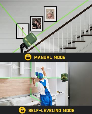 Fanttik D2 Selbstnivellierend Kreuzlinienlaser, 30m für 25,33€ (statt 39€)